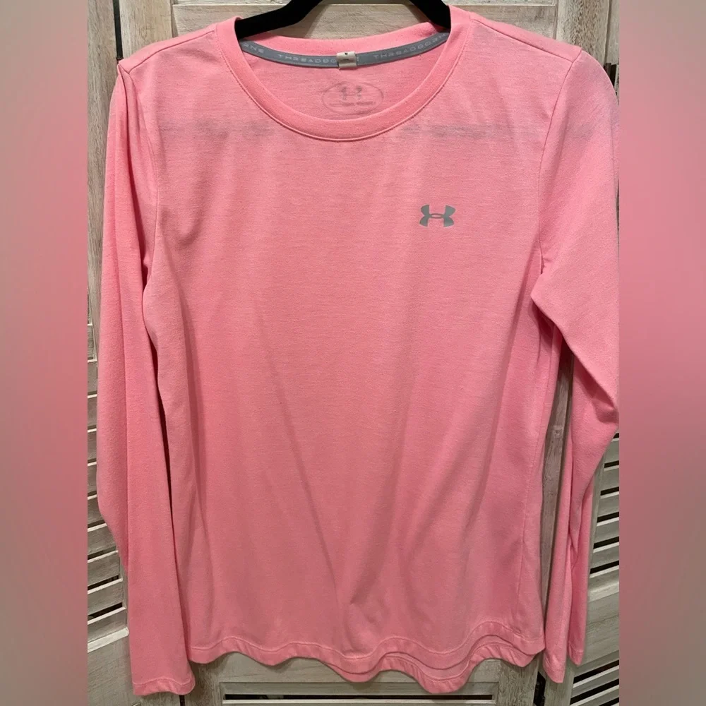 Under armour heat gear pink longsleeve - Picture 2 of 2